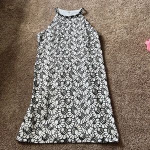 Nine West black and white dress, size 14